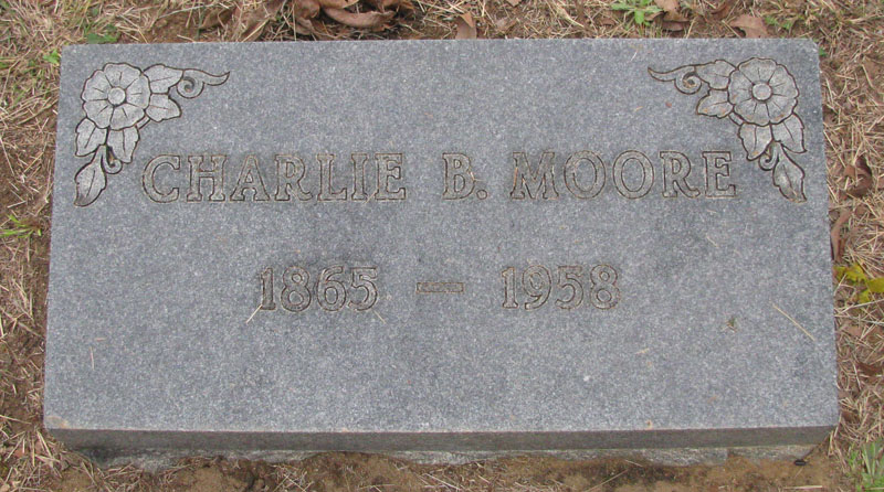 Charlie B. Moore tombstone