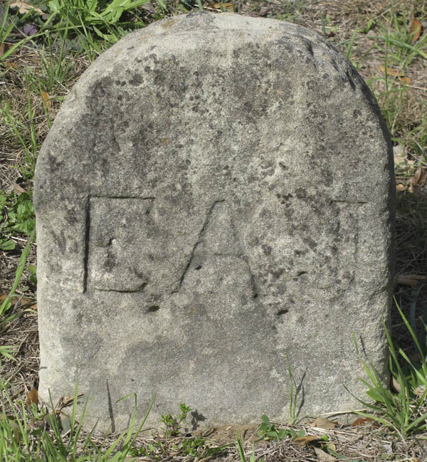 E.A. Jones tombstone