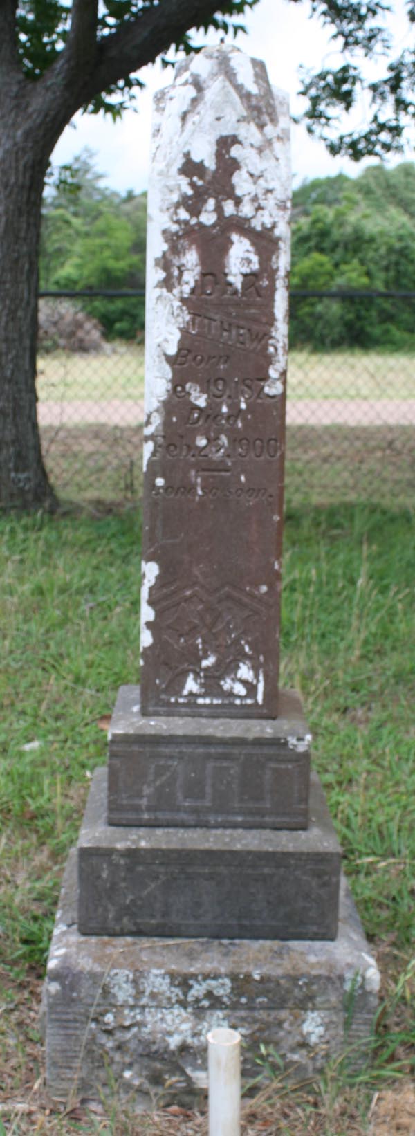 Eder Matthews tombstone