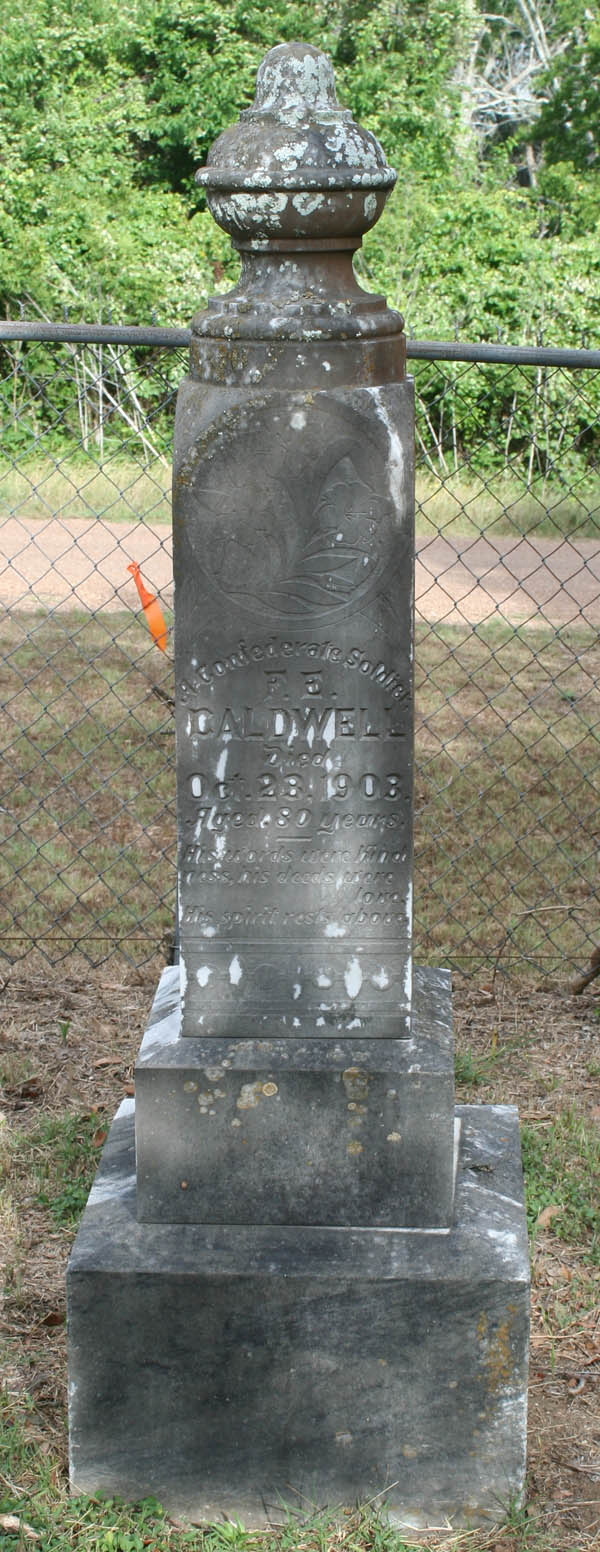 F.E. Caldwell tombstone