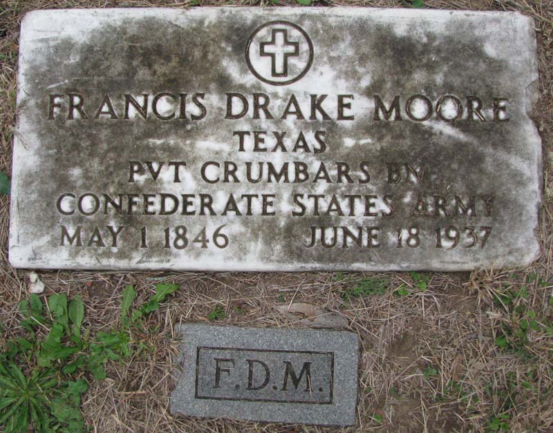 Francis Drake Moore tombstone