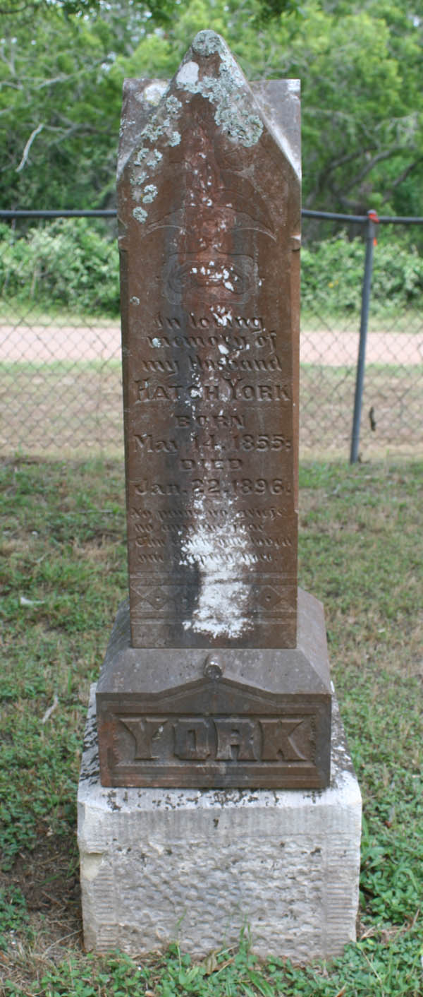 Hatch York tombstone