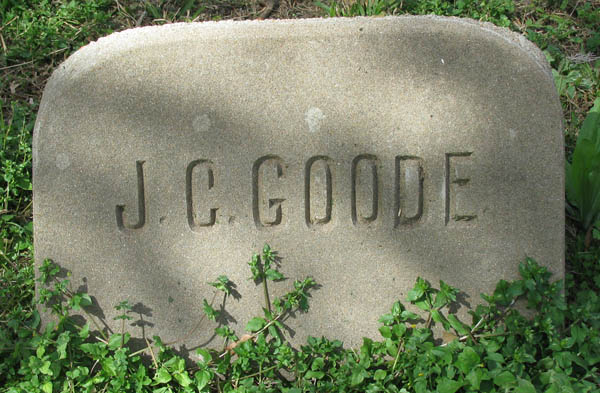 J.C. Goode tombstone