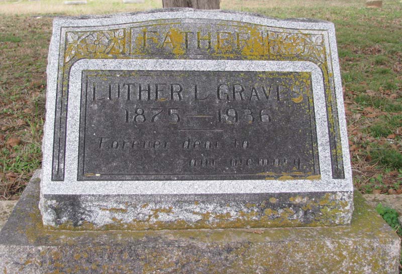 Luther L. Graves tombstone