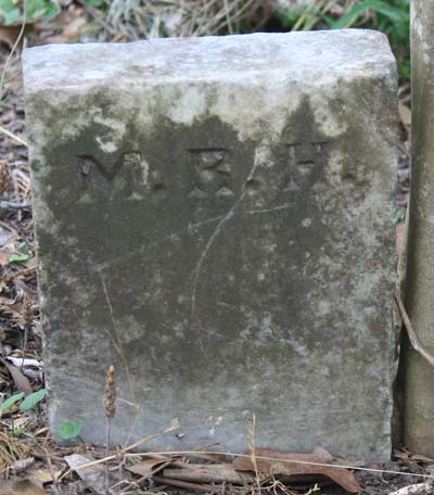Mary R. Harris footstone