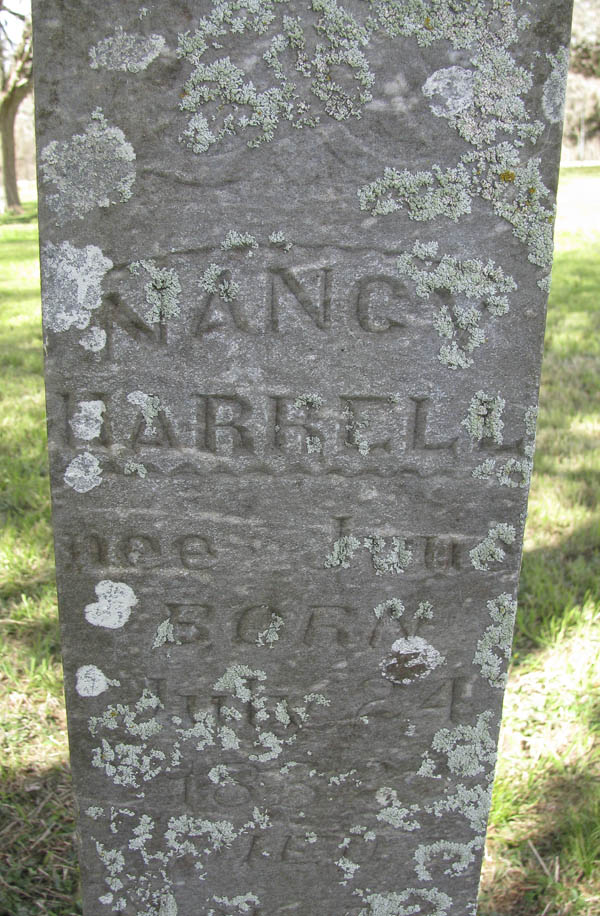 Nancy Harrell tombstone