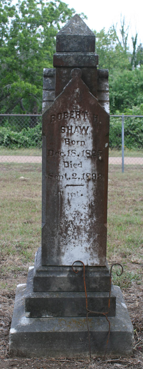 Robert H. Shaw tombstone