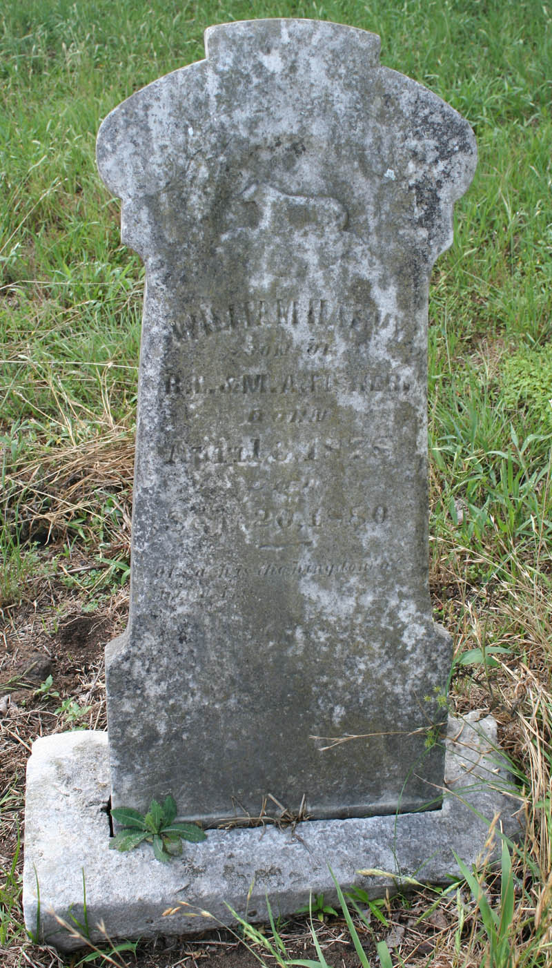 William H. Fisher tombstone