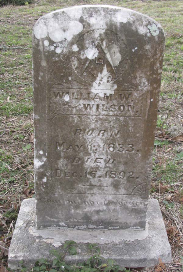 William W. Wilson tombstone