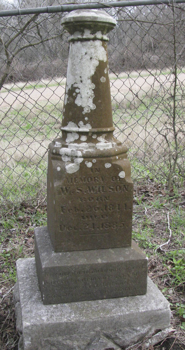 W.S. Wilson tombstone